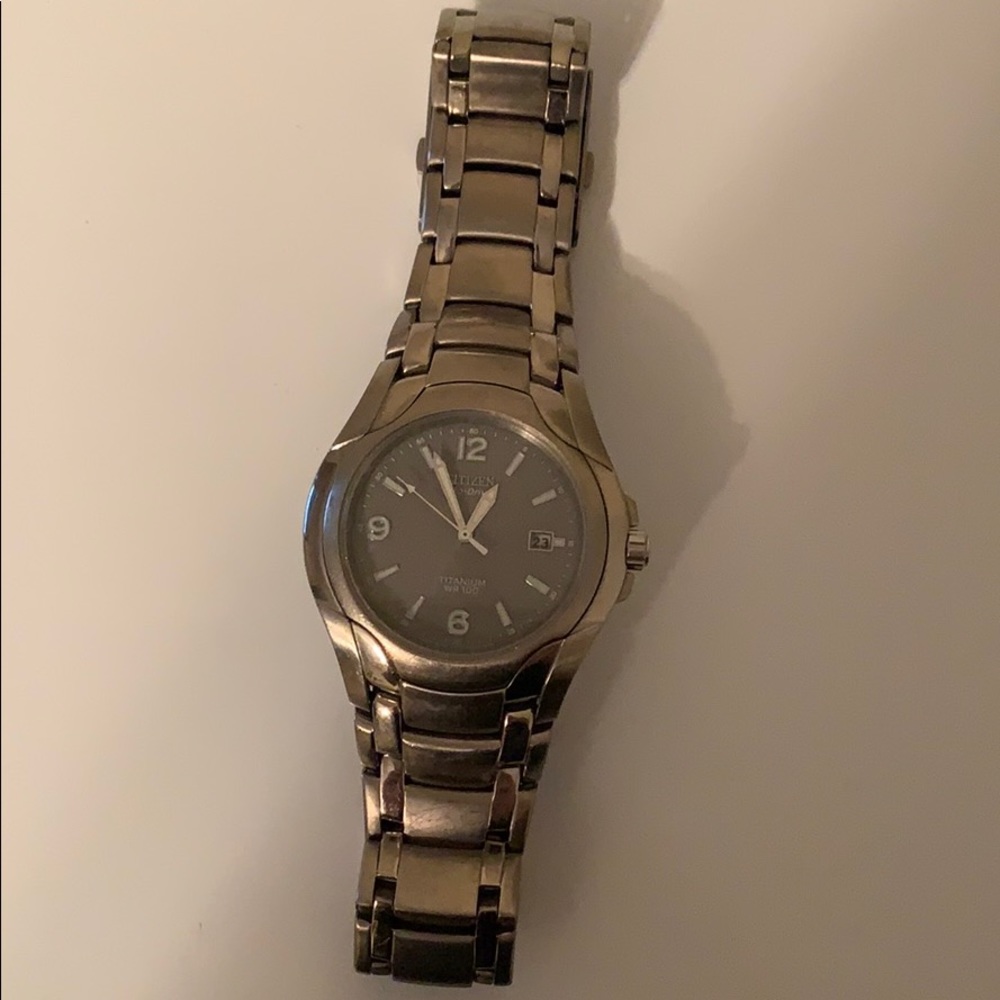 Silver Citizen Eco Drive Watch